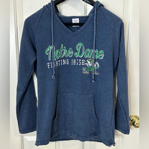 Sideline Apparel Women’s Large Notre Dame Fighting Irish Hoodie - Picture 1 of 6